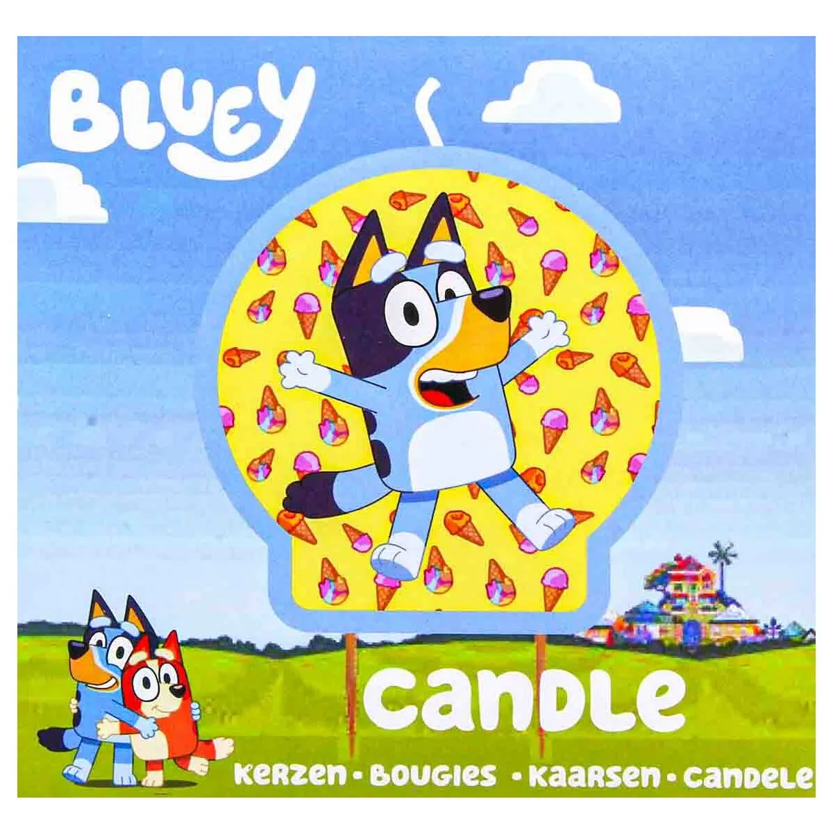 Bluey Single Birthday Candle