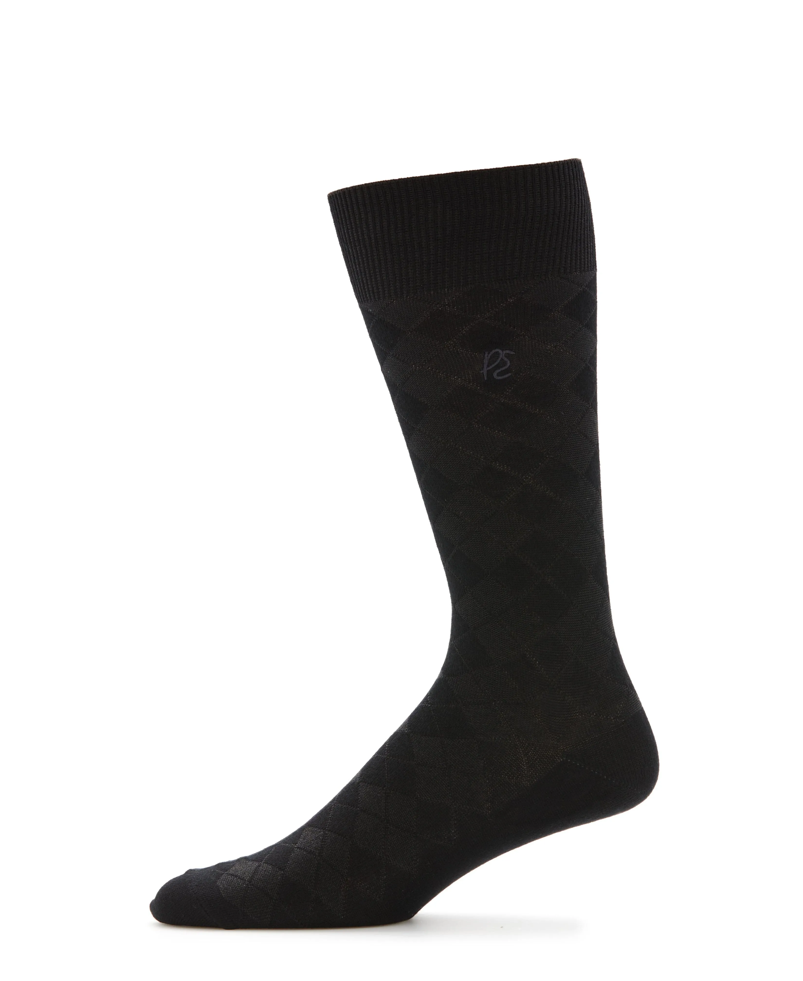 Diamond Stitch Logo Socks