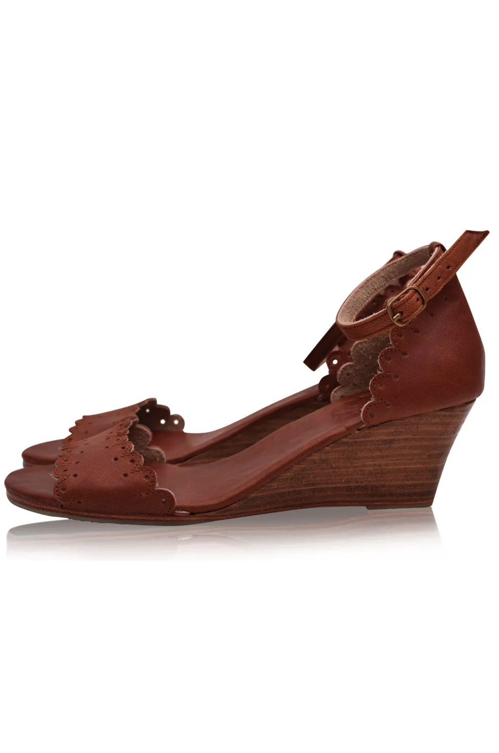 Dreamland Leather Wedges (Sz. 8.5, 10 & 12.5)