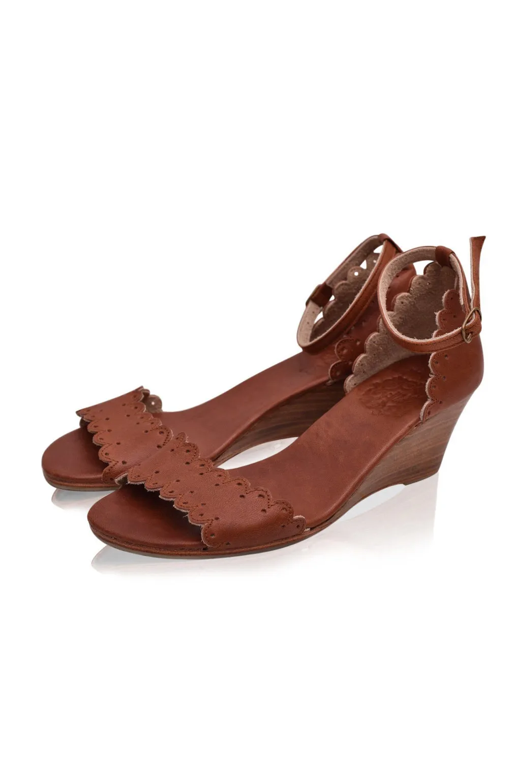 Dreamland Leather Wedges (Sz. 8.5, 10 & 12.5)