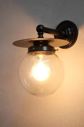 Glass Ball Disc Wall Lamp