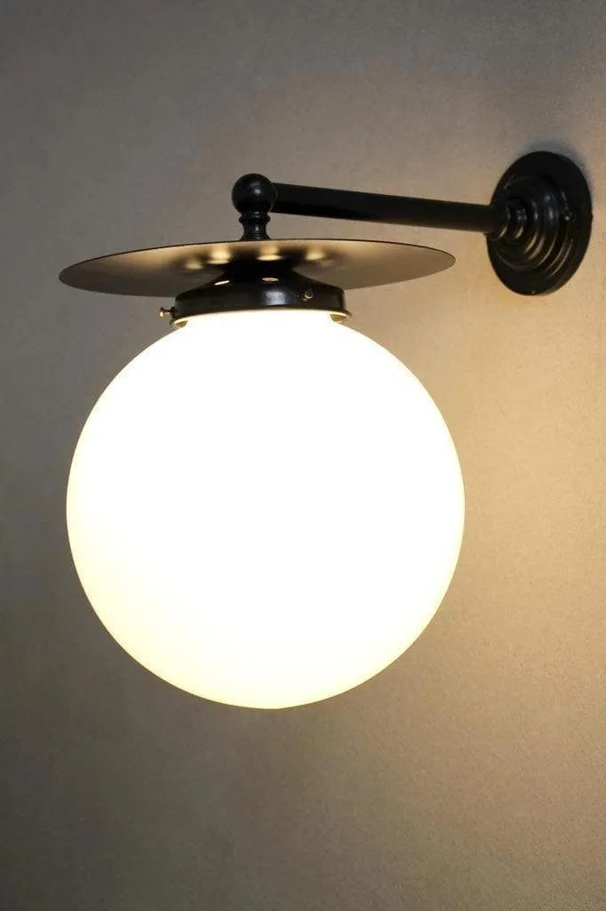 Glass Ball Disc Wall Lamp