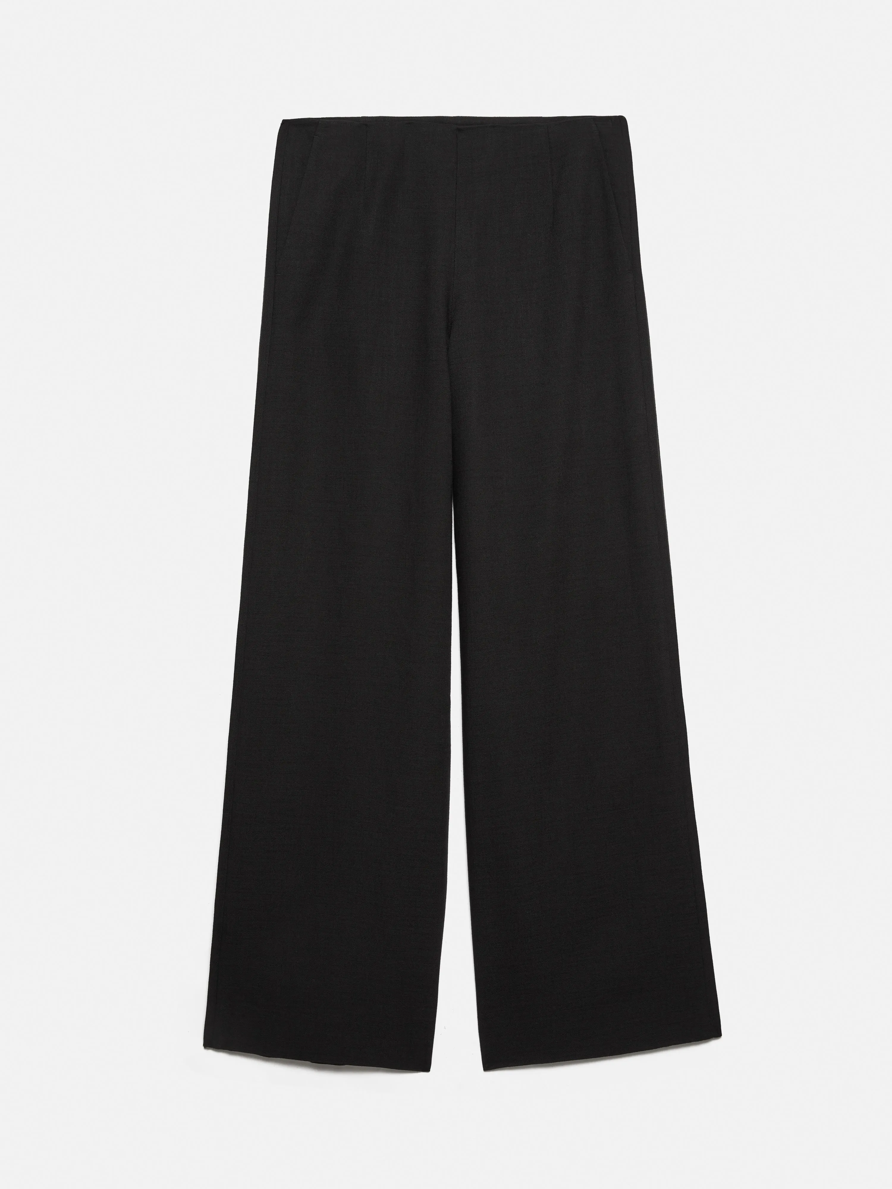 Hopsack Tux Trouser | Black