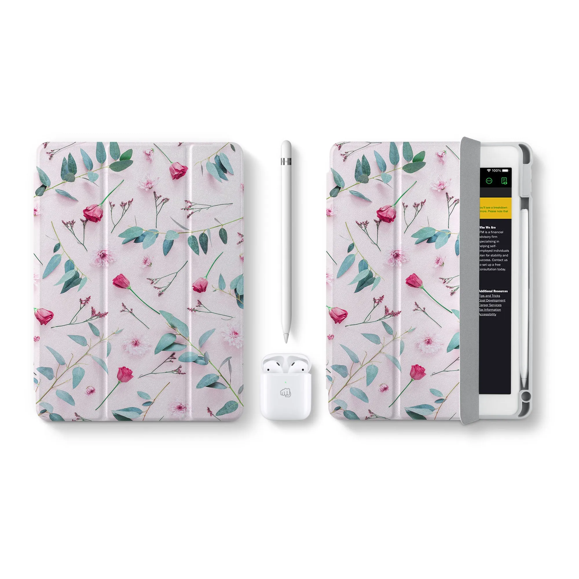 iPad 360 Elite Case - Flat Flower 2