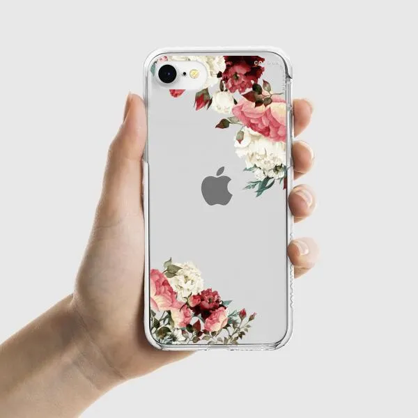 iPhone Case - Boho Burgundy Flower