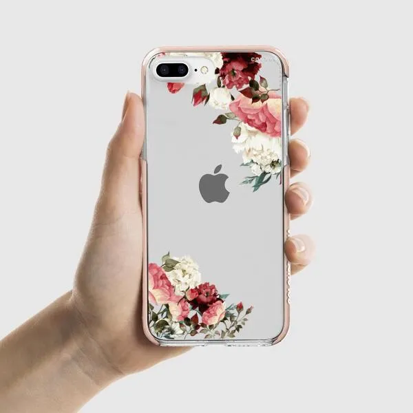 iPhone Case - Boho Burgundy Flower