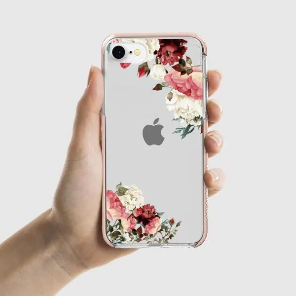 iPhone Case - Boho Burgundy Flower