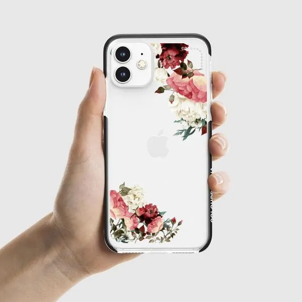 iPhone Case - Boho Burgundy Flower