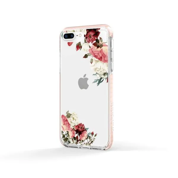 iPhone Case - Boho Burgundy Flower