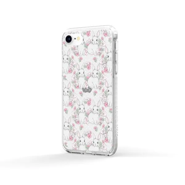 iPhone Case - Cute Rabbits And Flower