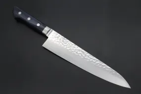 JCK Natures ”Gekko Blue” Gyuto 210mm (8.2 inch, Royal Blue-Purple Pakka Wood Handle)