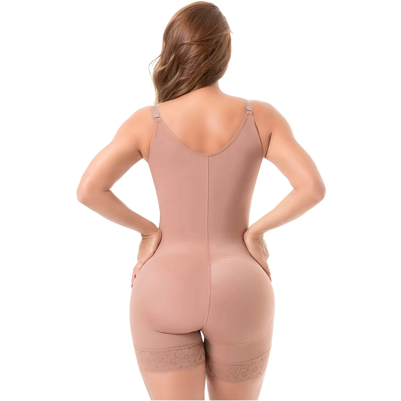 Postpartum C-Section Medium compression Open-bust & Mid-thigh length Fajas Sonryse 046ZL