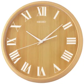 Seiko Wooden Design Decorative Wall Clock QXA810A