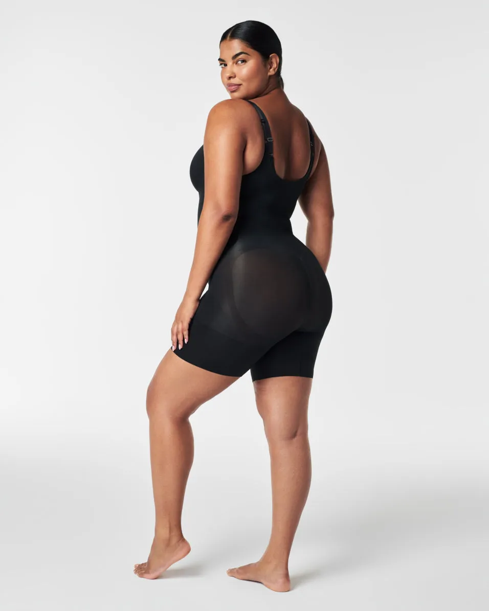 SPANXsculpt™ OnCore Open-Bust Mid-Thigh Bodysuit