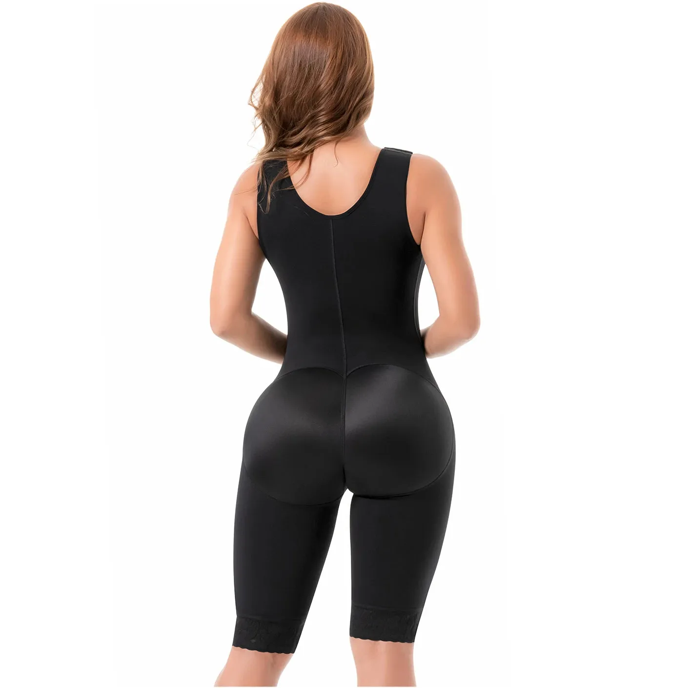 Thigh Liposuction Post-Surgery Faja, Wide Straps, Bra, Zipper & Medium Compression Sonryse 010ZL