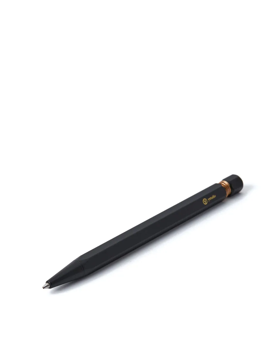 YStudio Classic Ballpoint Pen Black (Spring Mechanism)